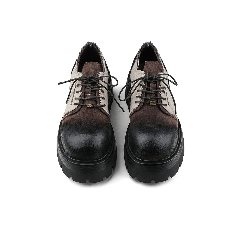 HANQIAORIJI Heavy Industry Series Casual Derby Shoes Men's