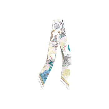 HERMES Silk Scarves Unisex Multicolor
