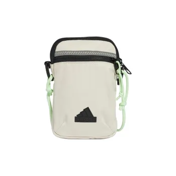 Adidas Crossbody Bags Aluminum & Pebble Silver & Semi Green Spark & Black