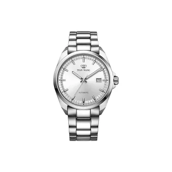 TIANWANG Mountain And River Collection Mechanical Movement Watch Men's Watches White Dial 5976