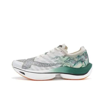 XTEP Racing 160X 5.0 Slip Resistant Low Top Running Shoes Men's White Green
