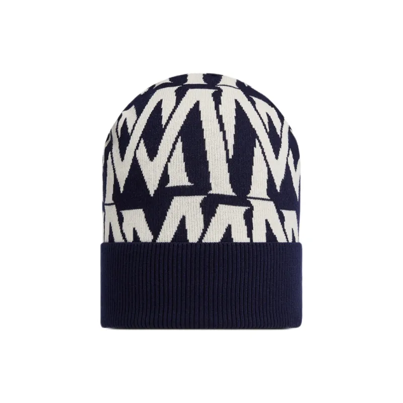 Moncler Cotton Nylon Spandex Beanies Men's Blue-1