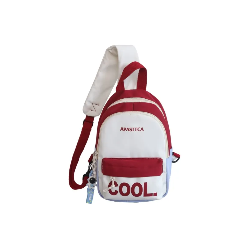 Deli Bear Nylon Crossbody Bag Backpack Sling Bag Regular Unisex Orange/Red/Gray/Black-9