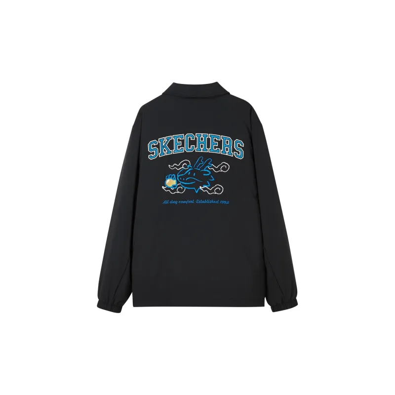 Skechers New Year Puffer Jacket Men's Carbon Black-1