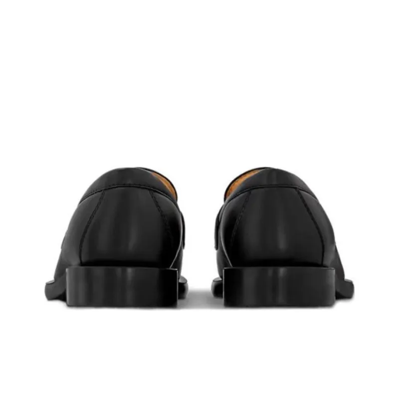 LOUIS VUITTON DANDY Loafers Men's Black-4