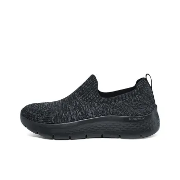 Skechers Go Walk Fle Cushioning Lightweight Breathable Rebound Low Top Casual Shoes Women's Black