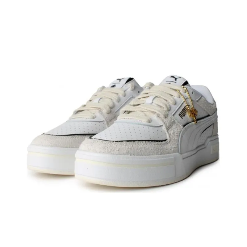 PUMA Shock Absorbers With Slip Resistant Features Low Top Casual Shoes Men's White-2