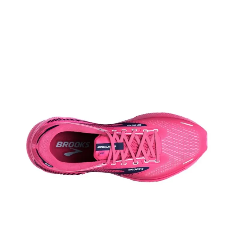 Brooks Adrenaline GTS 22 Cushioning Wear-Resistant Low-Top Running Shoes Women's Pink-2