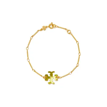 TORY BURCH Brass Enamel Bracelets Unisex Gold