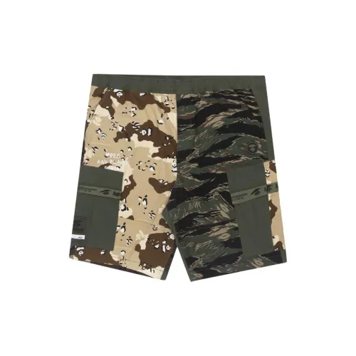 Aape Casual Shorts Men Army Green