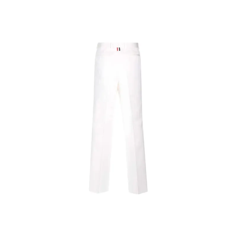 THOM BROWNE Low Rise Straight Leg Trousers-1
