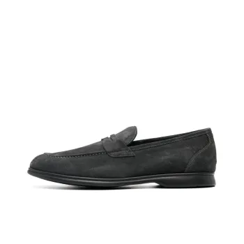 KITON Tonal-stitching Almond-toe Loafers