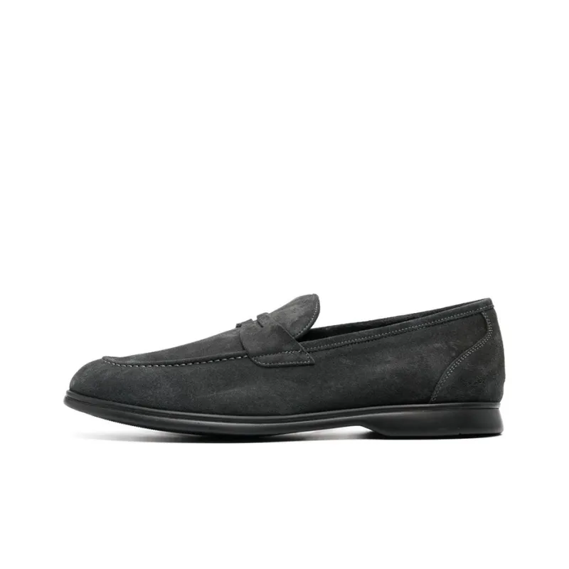 KITON Tonal-stitching Almond-toe Loafers-0
