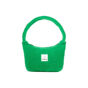 Emis Polyester One Shoulder Handbags Regular Women's Green