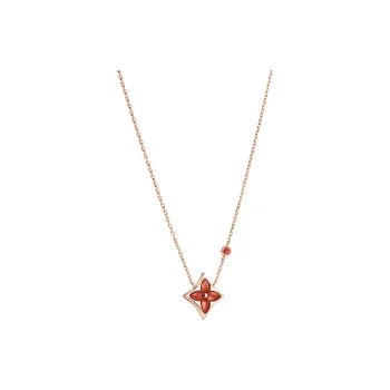 LOUIS VUITTON 18K Gold, Chalcedony Necklaces Women's Gold