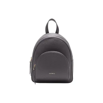 COCCINELLE Leather Backpack Medium Size Women's Slate Color