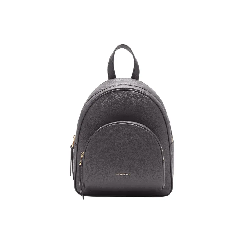 COCCINELLE Leather Backpack Medium Size Women's Slate Color-0