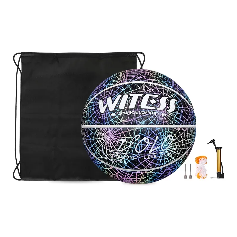 WITESS PU Basketball No. 7/Standard Training Reflective Unisex-2