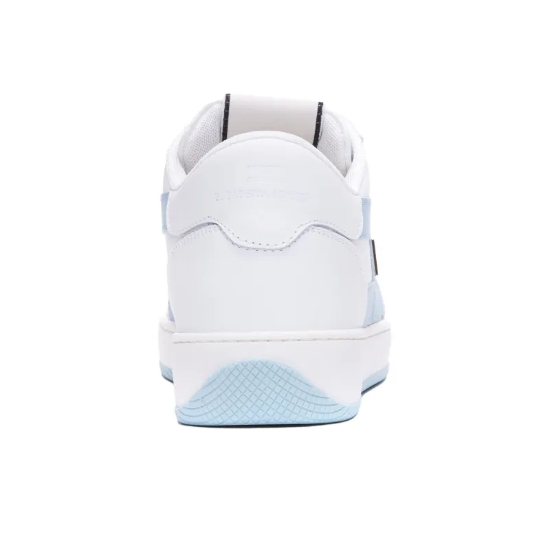 Elisabetta Franchi Low Top Skateboard Shoes Women's White Light Blue-4