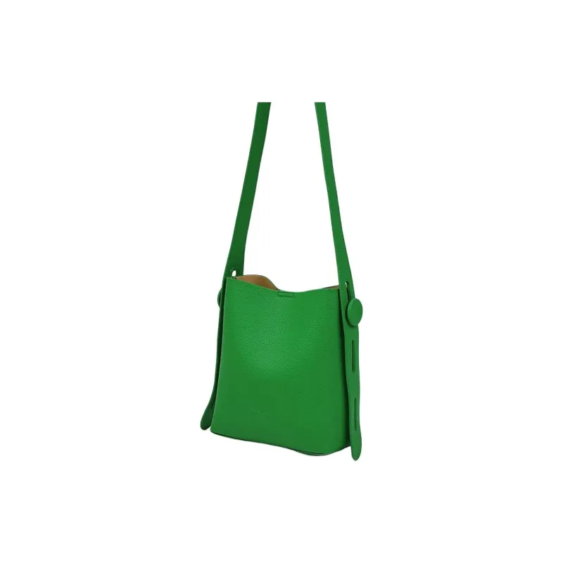 OMI PU Bucket Bags Crossbody Bag, Shoulder Bag Small Size Women's Ireland Green-2