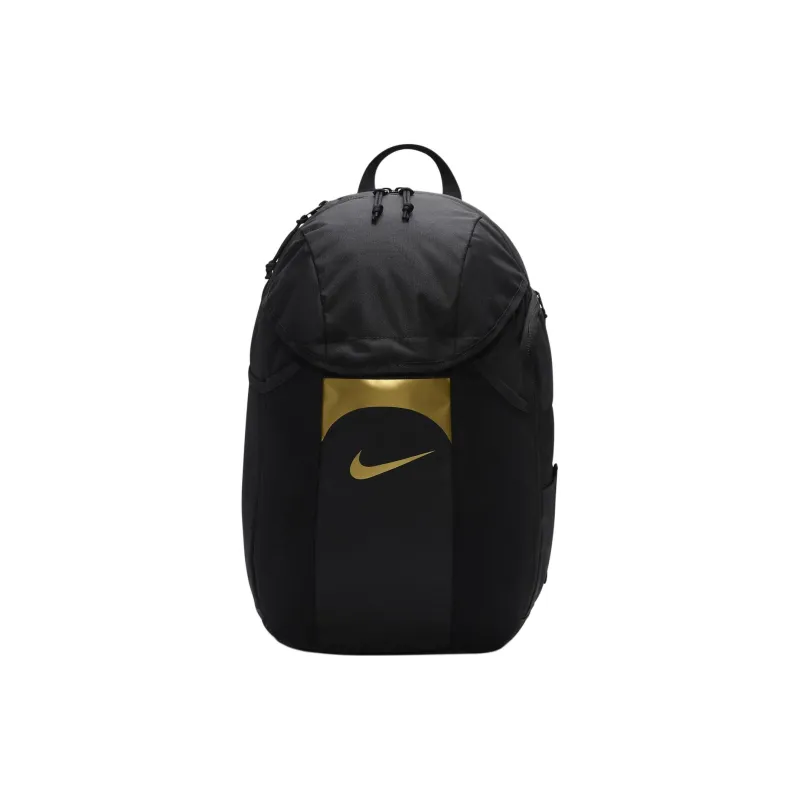Nike Fabric Backpack Regular Unisex Black & Metal Gold Coin Color-0