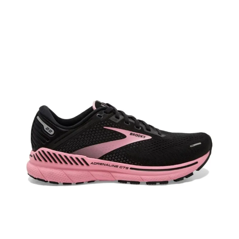 Brooks Women's Adrenaline GTS 22 'Black Pink'-1