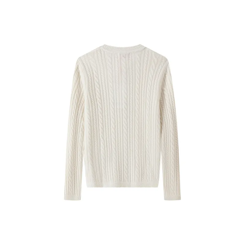 H YXIANG Cashmere Sweater Women's-3