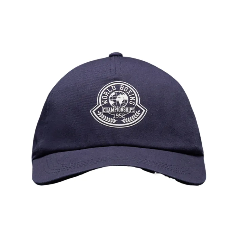Moncler Cotton Baseball Caps Men's Blue-0