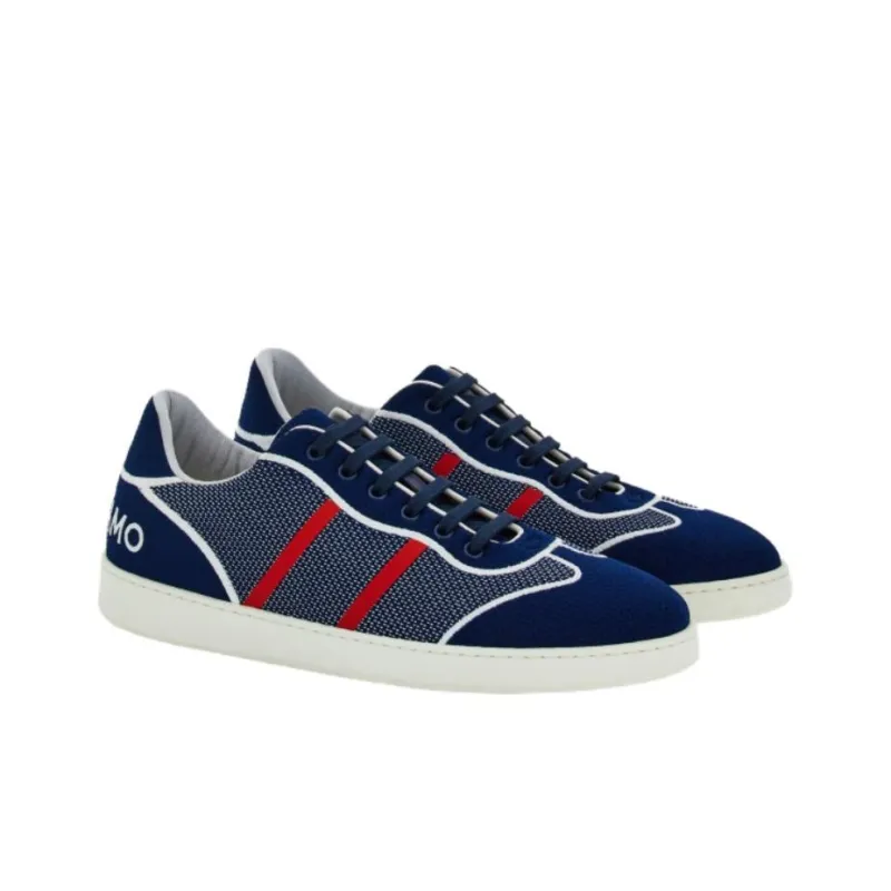 FERRAGAMO Logo-embroidered Panelled Sneakers-2
