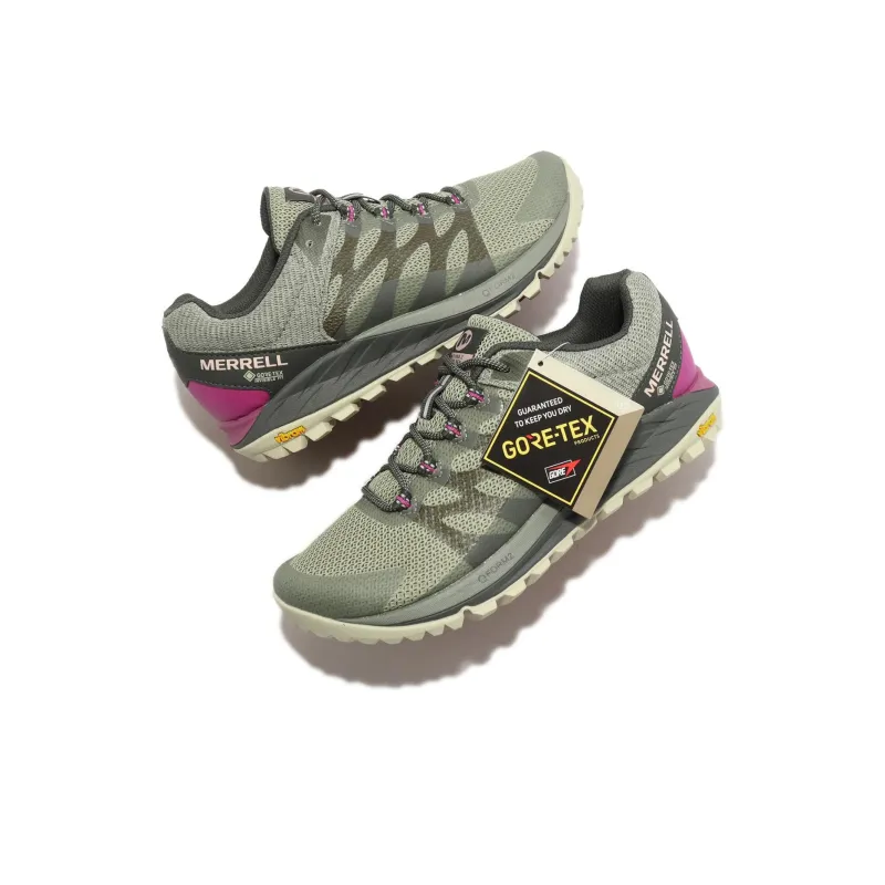 MERRELL Antora 2 GTX Slip-Resistant Low-Top Outdoor Shoes Women's Army Green-2