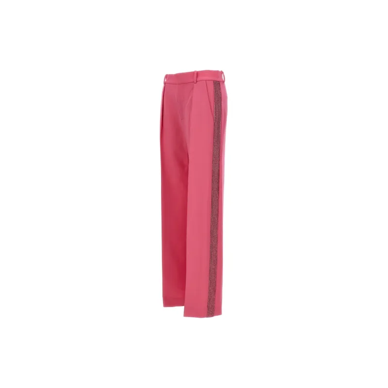 AREA Embellished Pleat Detailed Pants-2