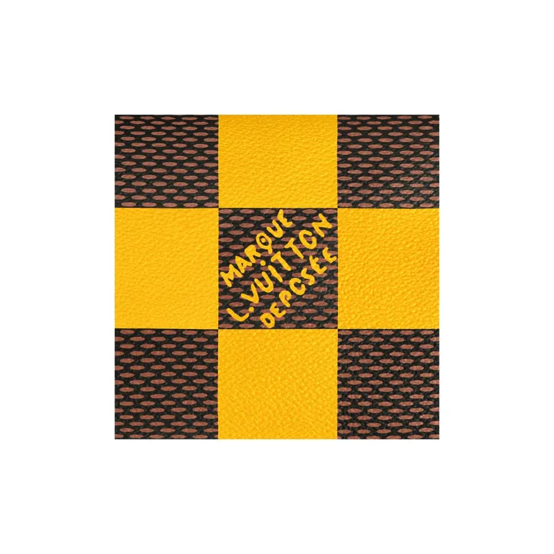 LOUIS VUITTON Locker Dopp Kit Damier Pop Yellow-6