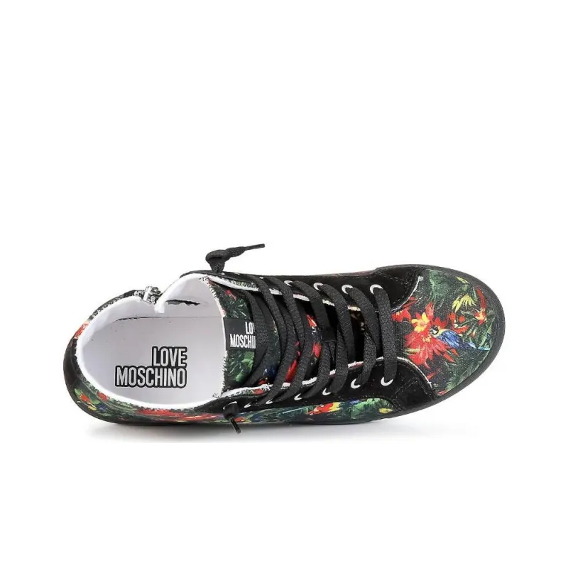 LOVE MOSCHINO High Top Skateboard Shoes Women's Multicolor-5