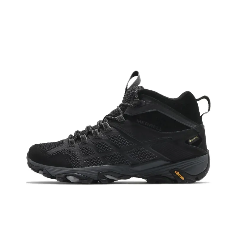 MERRELL Moab FST 2 Anti-Slip Wear-Resistant High-Top Hiking Shoes Women's Black-0