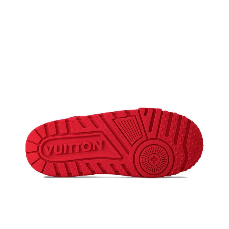 LOUIS VUITTON LV Trainer Maxi Sneaker Red-4