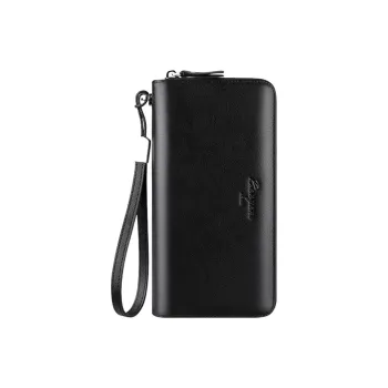 Banyanu Cow Leather Card Holder Wallet Regular Men's Black/Coffee/Khaki