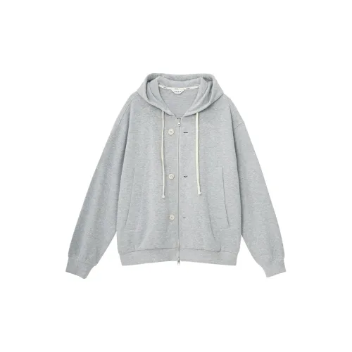 COKEIN Sweatshirts Unisex Light Gray