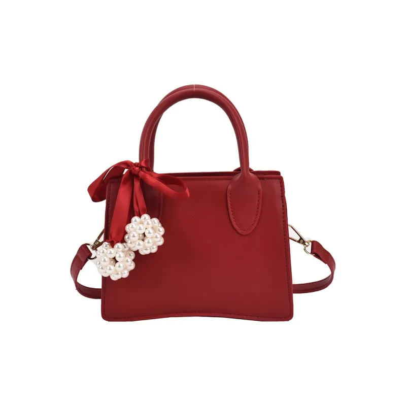 NOMK PU Handbag, Shoulder Bag Tubas Women's Red/White/Black-15