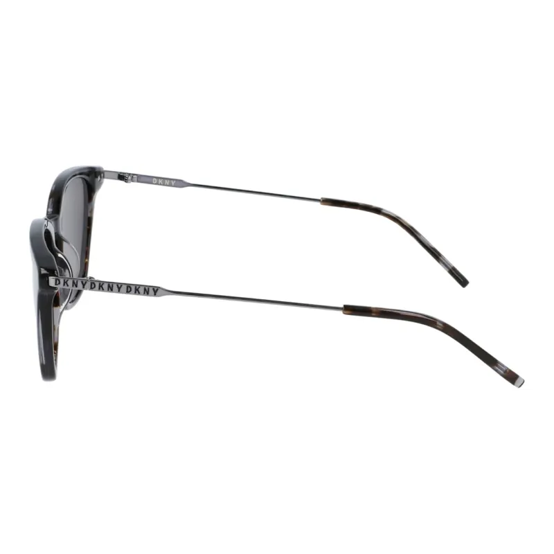 DKNY Acetate Irregular Shape Sunglasses Unisex Black-2