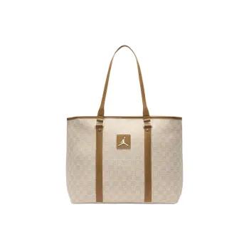Jordan Polyester Tote Bag Shopping Bag Shoulder Bags Unisex Coconut Milk