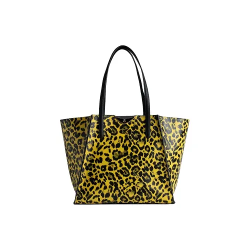 Zadig & Voltaire Goatskin Shoulder Bag Crossbody Bag Handbag Women's Bright Yellow