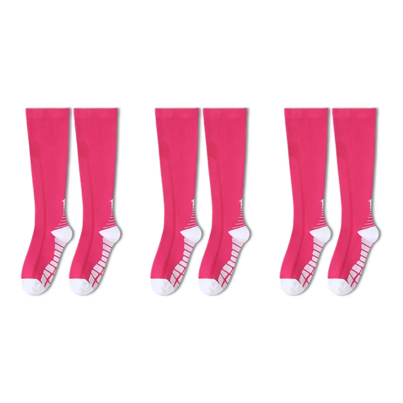 LUOLIAN Knee High Socks Unisex 3 Pack-6