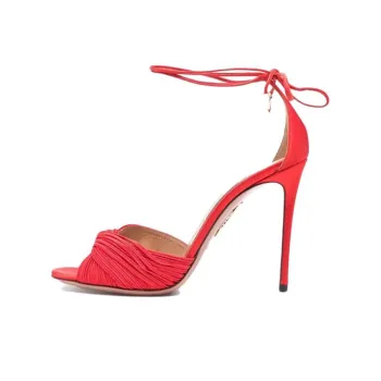 AQUAZZURA Bellini Beauty 105mm Leather Sandals