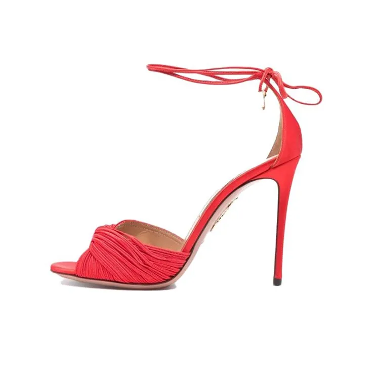 AQUAZZURA Bellini Beauty 105mm Leather Sandals-0