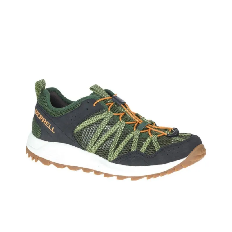 MERRELL Wildwood Aerosport Durable Breathable Low-Top Outdoor Shoes Men's Green-1