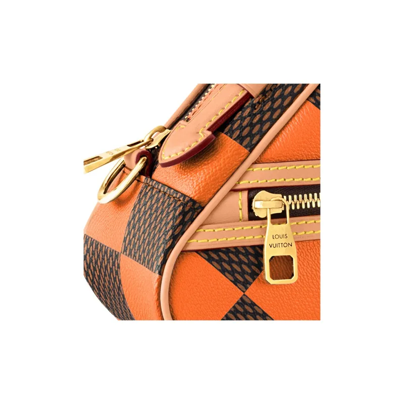 LOUIS VUITTON Chess Messenger Bag Damier Pop Orange-4