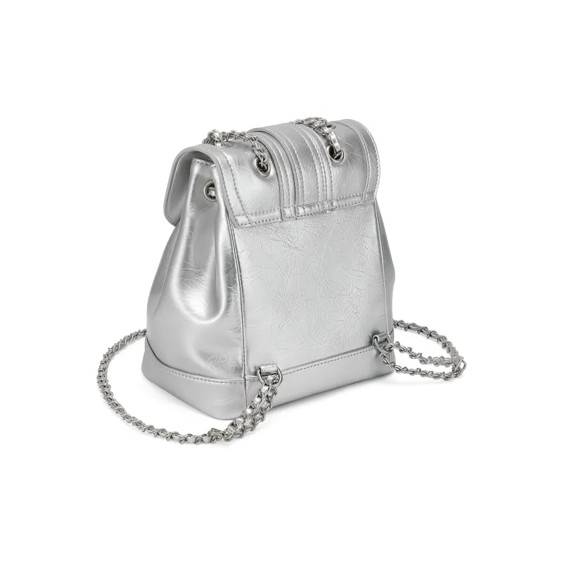 Simedin Cow Leather One Shoulder Backpack Medium Size Unisex Multicolor-2