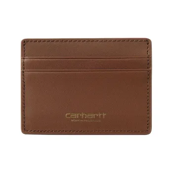 Carhartt WIP Cow Leather Card Holder Regular Unisex Tan