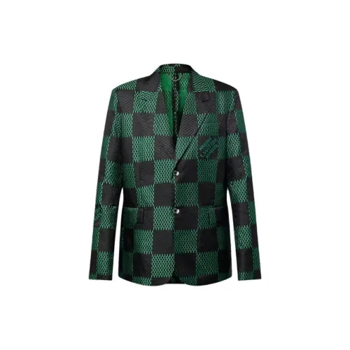 LOUIS VUITTON Damier Nylon Tailored Jacket 