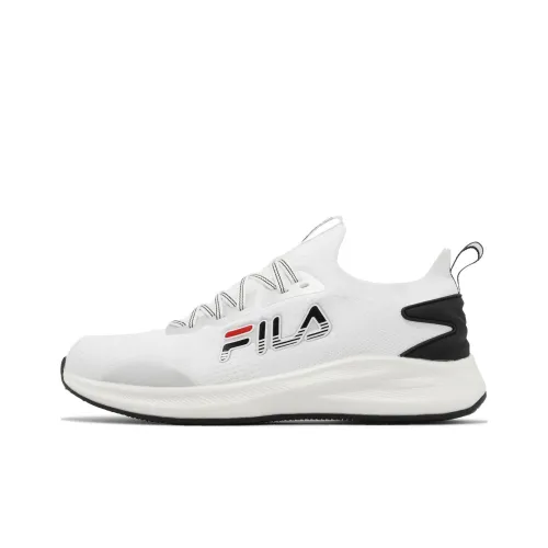 FILA Water Resistant Running Shoes Men Low-Top White/Black